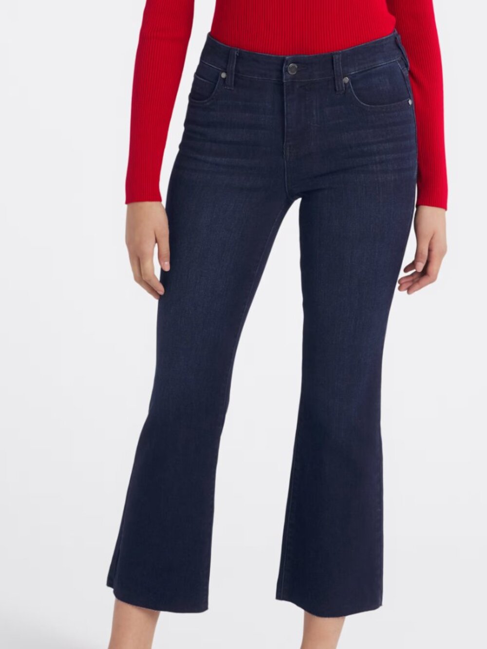 Liverpool Hannah Flare Crop Jeans